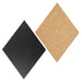 Securit Chalkboard Set Diamond Black, Brown 22.4 x 33.2 cm