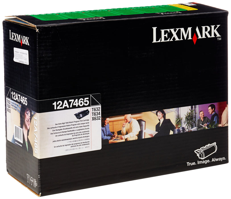 Lexmark 12A7465 Original Black Toner Cartridge