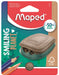 Maped Pencil Sharpener Brown, Green 9.5 x 2.9 x 12.5 cm