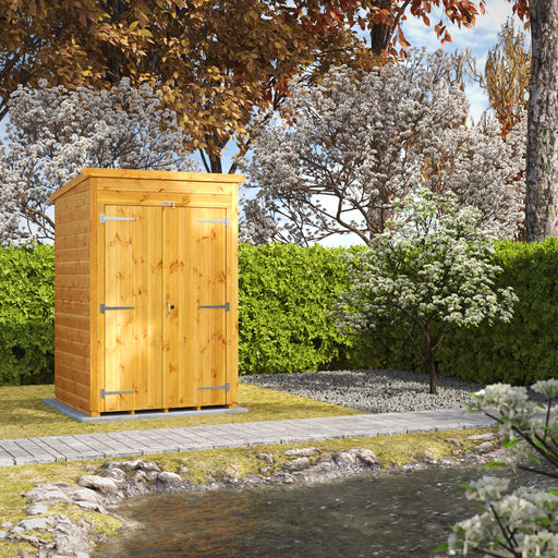 Power Garden Shed 44PPWDD Golden Brown 4x4