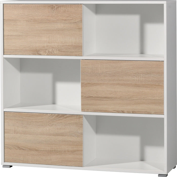 Germania Cupboard H120 Oak White, Brown 1,200 x 350 x 1,190 mm