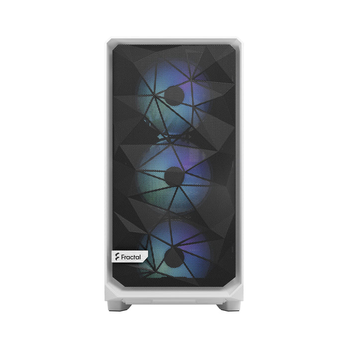 Fractal Meshify 2 RGB White Tempered Glass Clear ATX Mid Tower PC Case