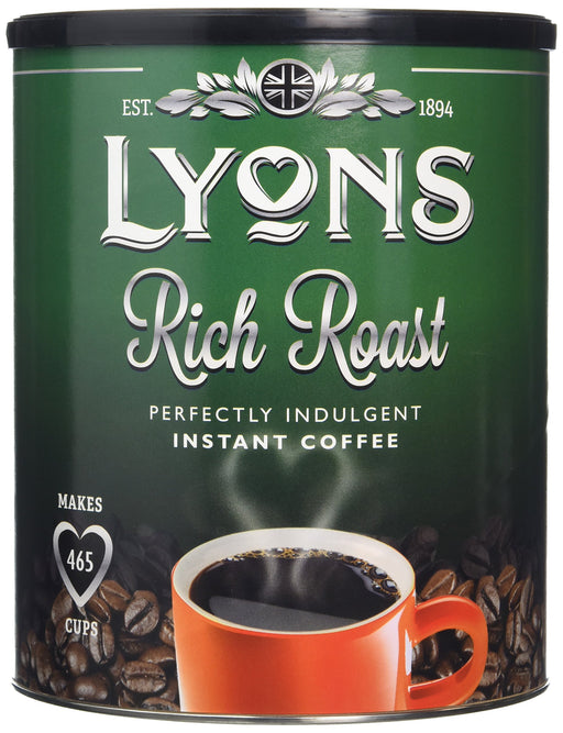 Lyons Caffeinated Instant Coffee Can Ground Rich 750 g