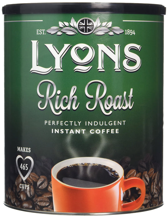 Lyons Caffeinated Instant Coffee Can Ground Rich 750 g