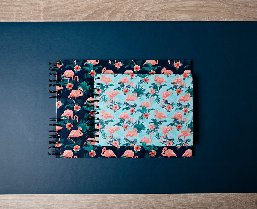 Exacompta Flamingo Photo Album Spiral Hardback Paper 22 x 32 x 3 cm Night Blue