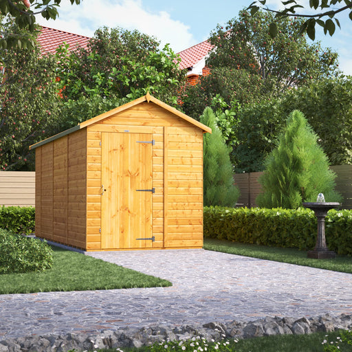 Power Garden Shed 146PAW Golden Brown 14x6