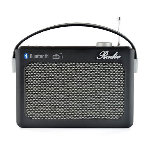 Lloytron DAB+ FM Portable Stereo Radio with Bluetooth - Black