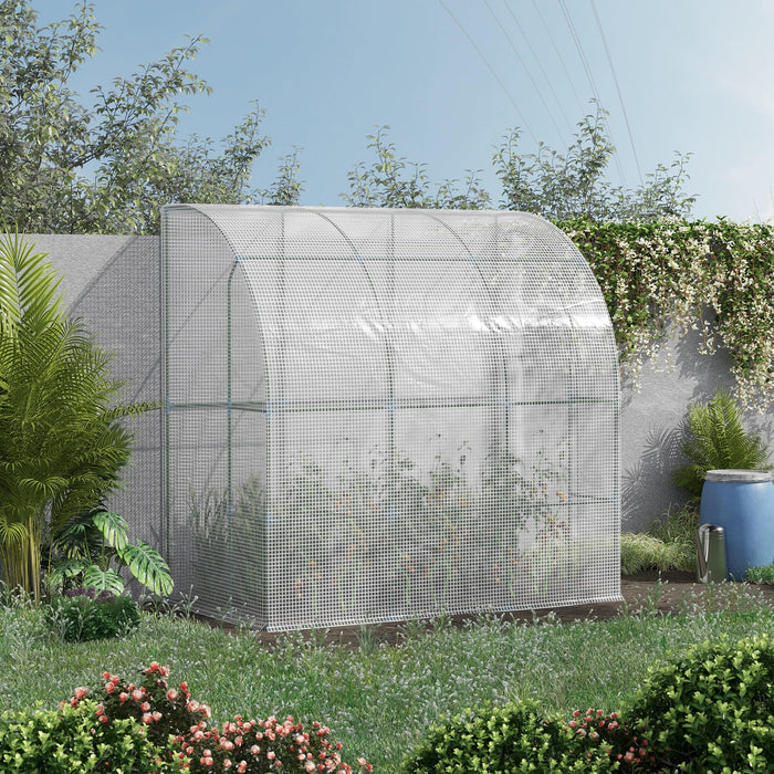 OutSunny Lean to Greenhouse 214 x 118 x 212 cm