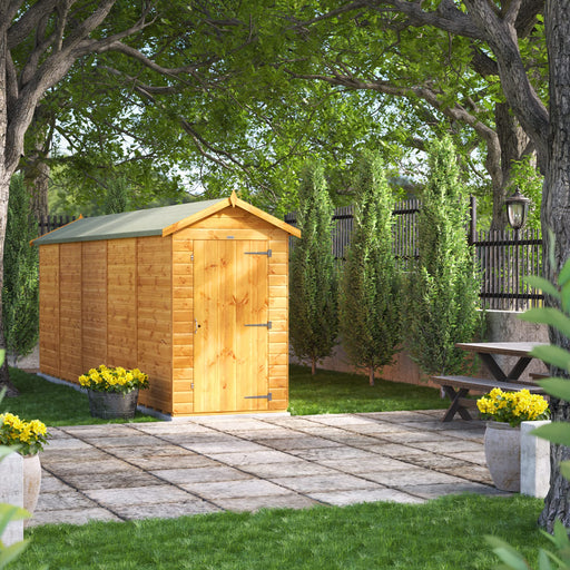 Power Garden Shed 204PAW Golden Brown 20x4