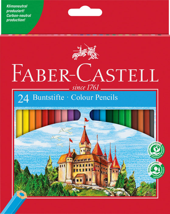 Faber-Castell Pencil Classic Colour Assorted Pack of 24