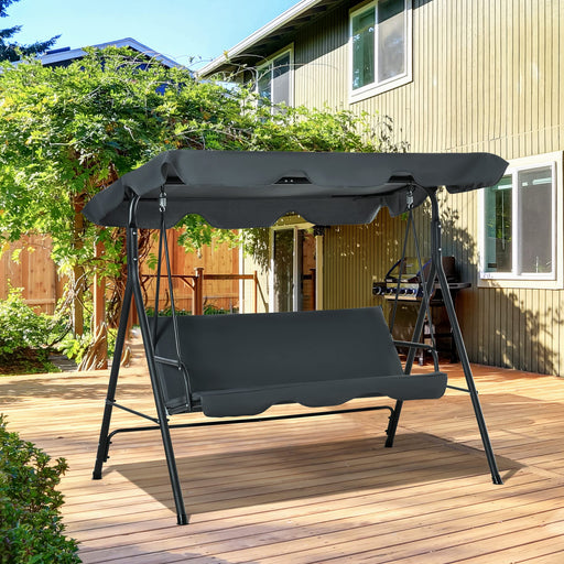 OutSunny Swing Bench Grey 1,100 x 1,530 mm