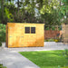 Power Garden Shed 106PPDD Golden Brown 10x6