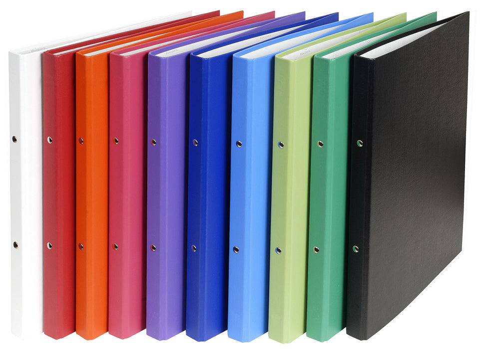 Exacompta Ring Binder 54150E Polypropylene A4 15 mm 2 ring Assorted Pack of 20