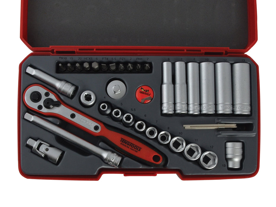 T1436 Socket Set of 36 Metric 1.4in Drive