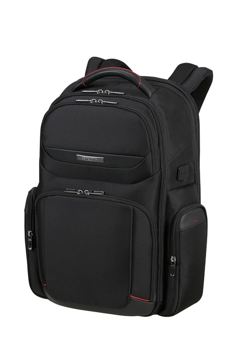 Samsonite Laptop Backpack SA2101 17.3 Inch Ballistic nylon, Leather details, Recycled polyester 32 x 24 x 46 cm Black