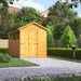 Power Garden Shed 146PADD Golden Brown 14x6