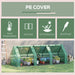 OutSunny Greenhouse Outdoors Waterproof Green 900 mm x 2700 mm x 900 mm