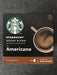 Starbucks Americano House Caffeinated Ground Coffee Pods Box Americano 8.5 g Pack of 12