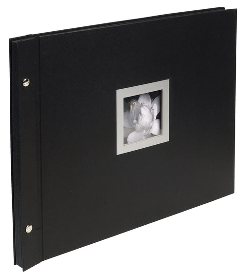 Exacompta Photo Album Screwbound Ceremony 290 x 370 mm Black 40 pages 160 photos