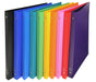 Exacompta Ring Binder 51199E Opaque Polypropylene A4 4 ring 15 mm Assorted Pack of 20