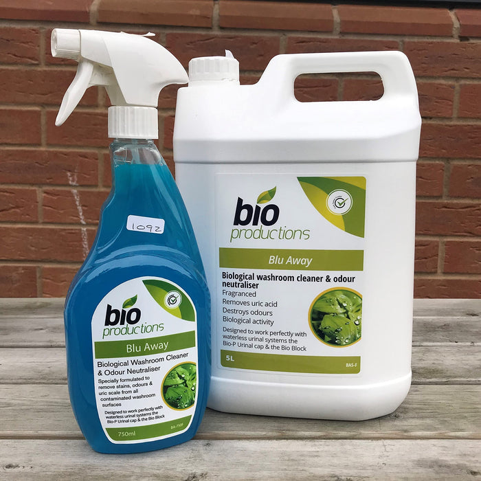 Bio-Productions Biological Washroom Cleaner Blue Away Mint fragrance 5L