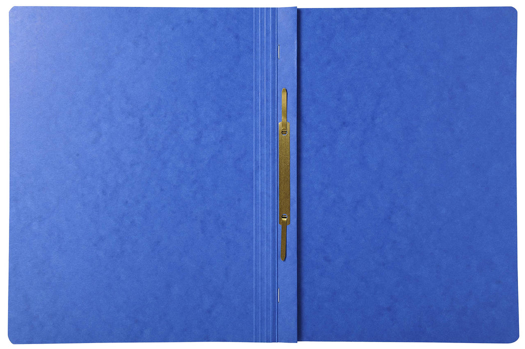 Exacompta Iderama Flat Bar Folder A4 Blue Glossy coated card 355 gsm 200 Sheets Pack of 25