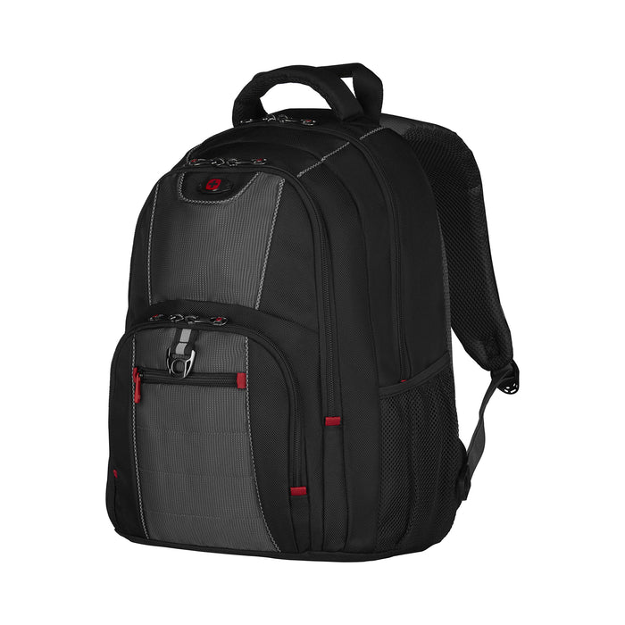 Wenger Laptop Backpack Pillar 16 Inch Polyester Black, Grey 38 x 25 x 48 cm