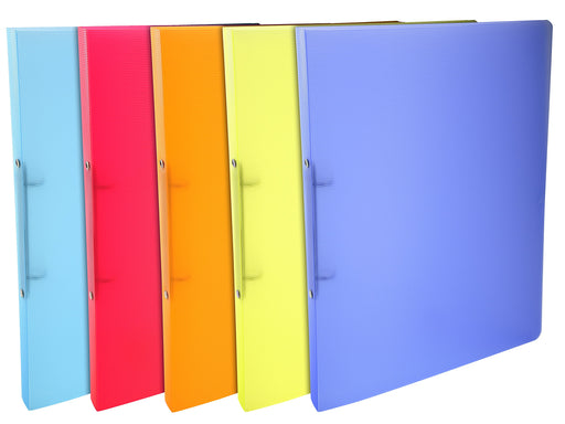 Exacompta Ring Binder Linicolor 54177E Polypropylene A4 15 mm 2 ring Assorted Pack of 30