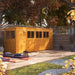 Power Garden Shed 184PP Golden Brown 18x4