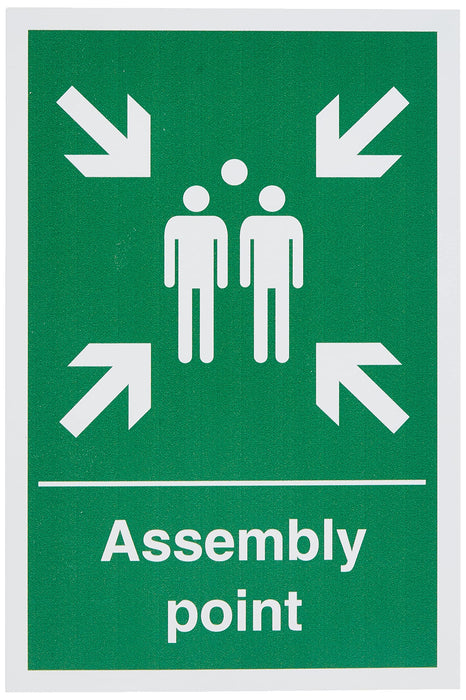 Safe Procedure Sign Assembly Point Plastic 30 x 20 cm