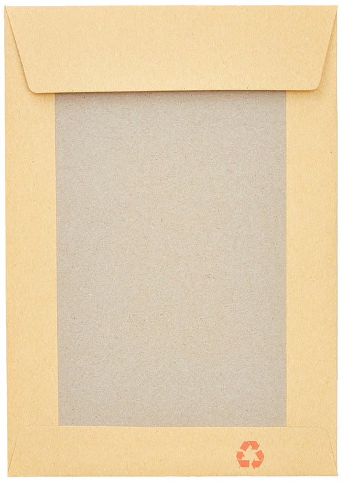 Purely Board Back Envelopes C5 Peel & Seal 229 x 162 mm Plain 120 gsm Manilla Pack of 125