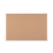 Bi-Office Notice Board Non Magnetic 90 (W) x 60 (H) cm Brown