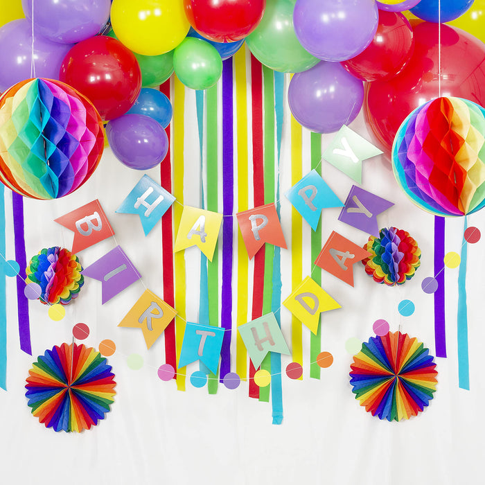 On the Wall Garland Happy Birthday Multicolour 23188 Set of 14