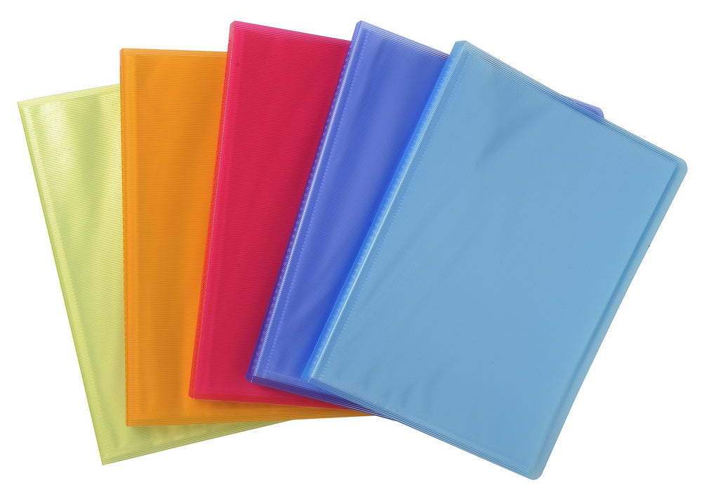 Exacompta Display Book 85577E A4 Assorted 50 Pockets Pack of 8