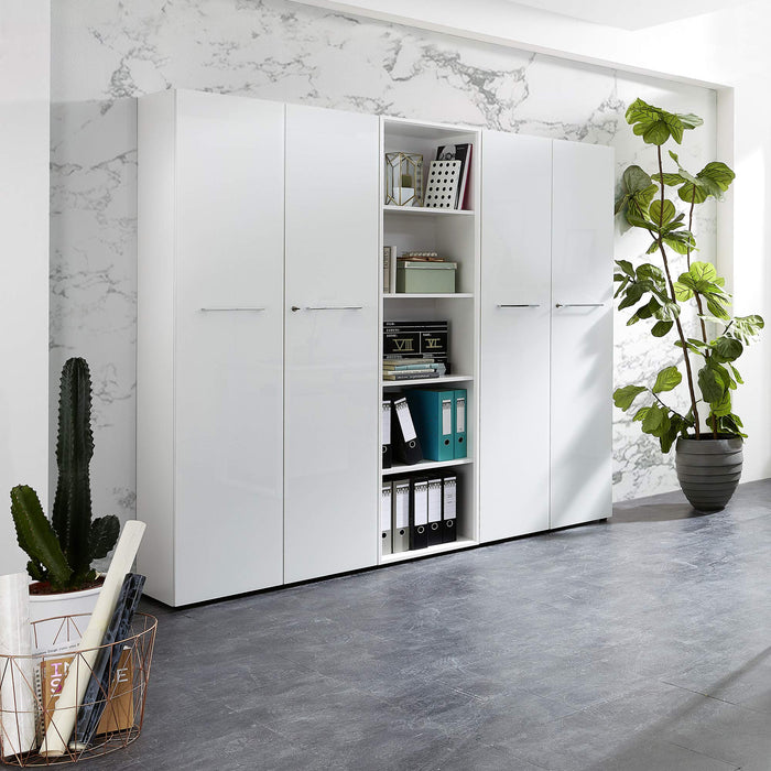 Germania Filing Cabinet Monteria White 800 x 370 x 1,970 mm