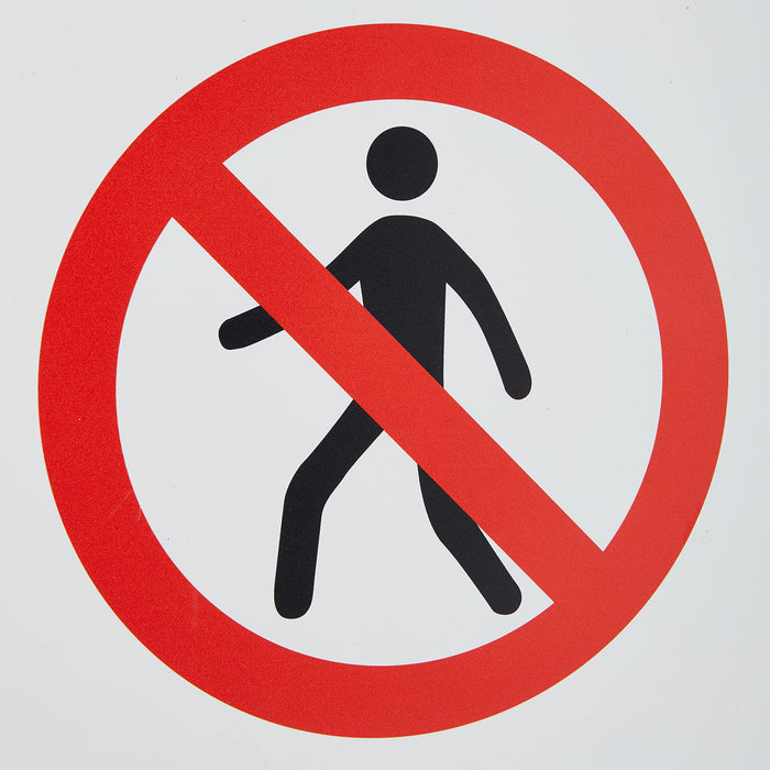 Prohibition Sign Staff Only Plastic 40 x 30 cm