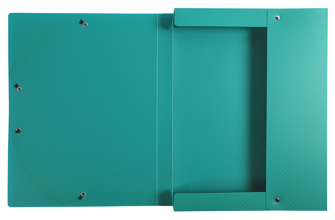 Exacompta Filing Box 59683E A4 Green Polypropylene 25 x 33 cm Pack of 8