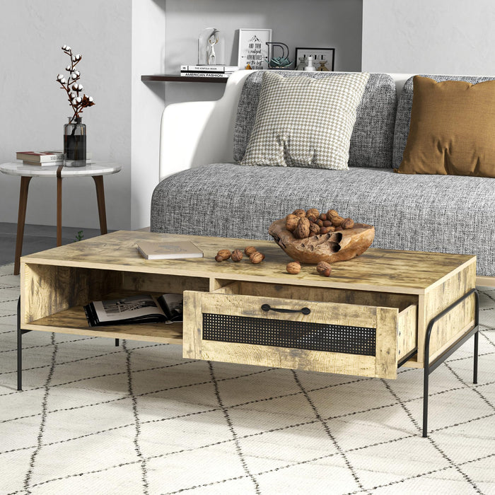 HOMCOM Coffee Table 839-046 1,238 x 560 x 380 mm