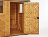 Power Garden Shed 66PA Golden Brown 6x6