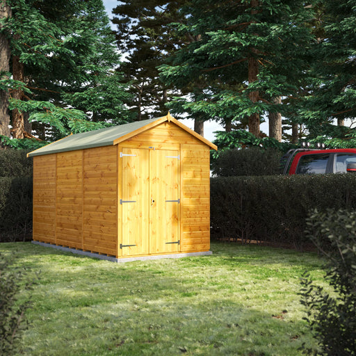 Power Garden Shed 126PAWDD Golden Brown 12x6