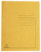 Exacompta Flat File 39999E A4 Mottled Pressboard 27.2 (W) x 0.2 (D) x 31.8 (H) cm Yellow Pack of 25