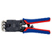 Knipex Crimp lever pliers for Western plugs Western connector RJ10 (4-pin) 7.65 mm, RJ11/12 (6-pin) 9.65 mm, RJ45 (8-pin) 11.68 mm