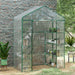 OutSunny Portable Greenhouse Outdoors Waterproof Green 730 mm x 1430 mm x 1950 mm