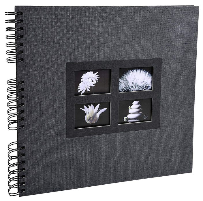 Exacompta Photo Album Spiral Passion 320 x 320 mm Black 60 pages 358 photos