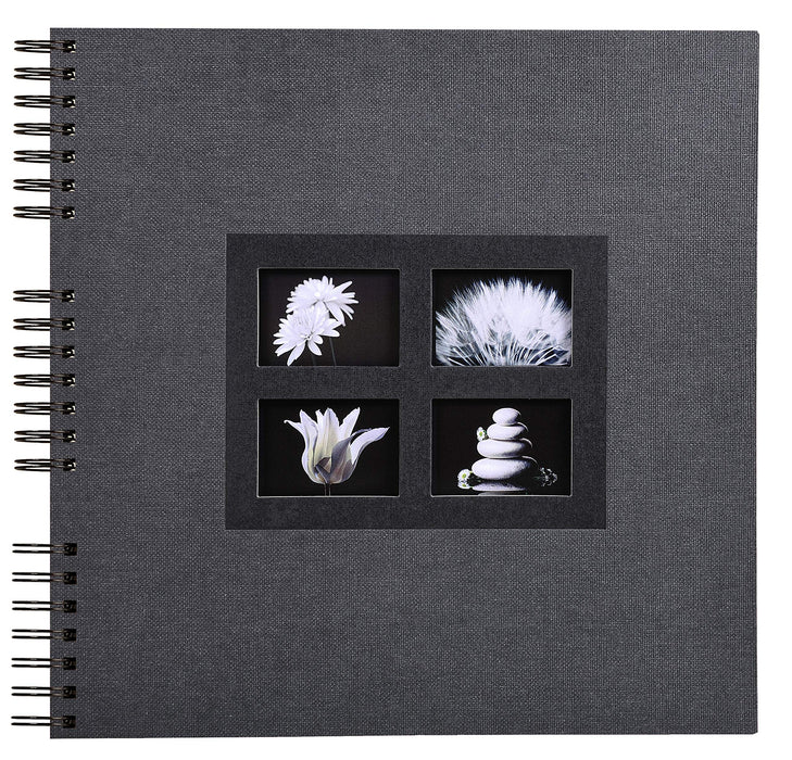 Exacompta Photo Album Spiral Passion 320 x 320 mm Black 60 pages 358 photos