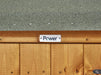 Power Garden Shed 84PP Golden Brown 8x4