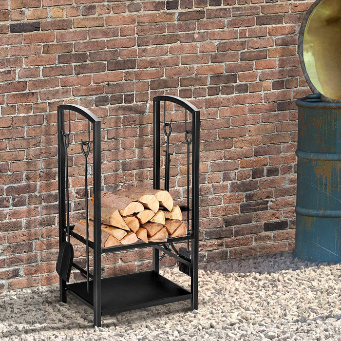 OutSunny Firewood Rack 820-143 Metal