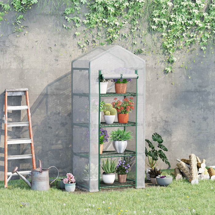 OutSunny Greenhouse White 160 x 69 x 50 cm