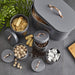 NEO Kitchen Storage Set Metal Grey Set of 5