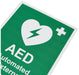 First Aid Sign AED Plastic 20 x 15 cm